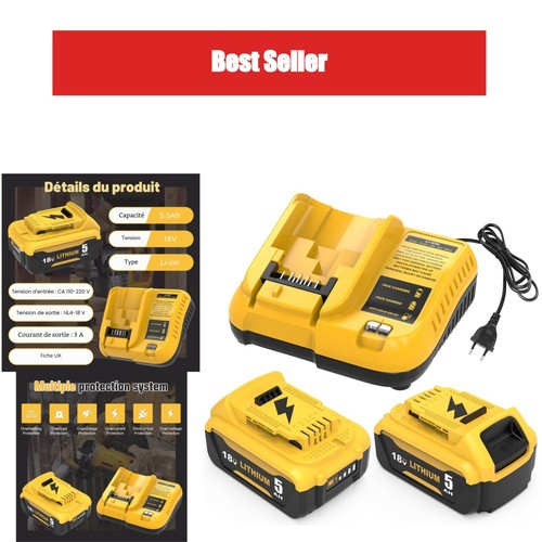 Lot batteries dcb184 - lot,