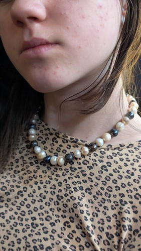Collier perle culture - de,
