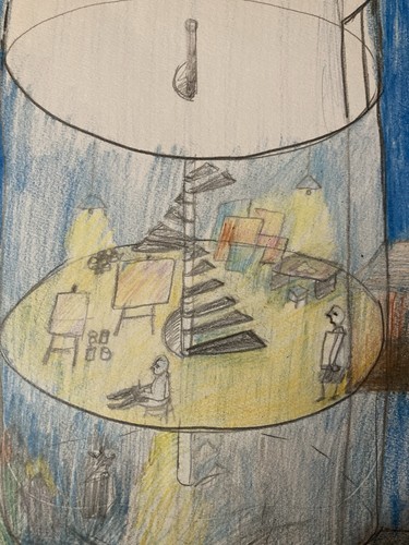 Dessin ancien crayon art - dessin, brut