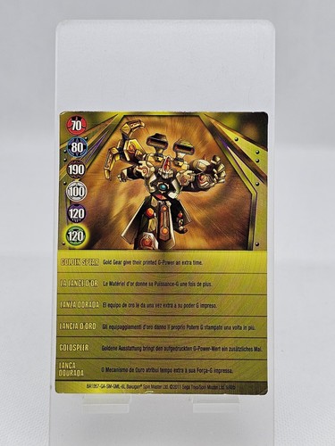 Carte bakugan golden spear - golden,