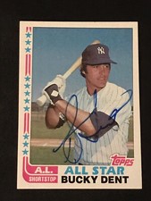 BUCKY DENT 1982 TOPPS ALL STAR