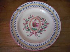 Ancienne assiette décor au