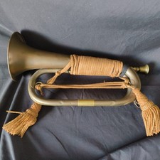 Original WW2 II Japonais Impérial Militaire Laiton Clairon Trompette Japon