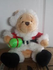 Peluche Winnie Père Noel Winnie The Pooh Disney Store