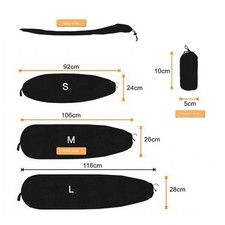 Housse de chaussette de planche de surf avec cordon de serrage et pochette de ra