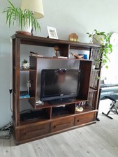 Meuble télé,Console ,Etagère indonésienne en bois massif  exotique