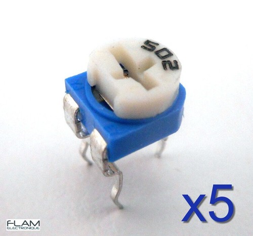 Potentiomètre linéaire 5k - 5x,