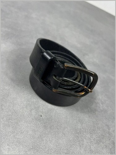 Ceinture cuir épais noir