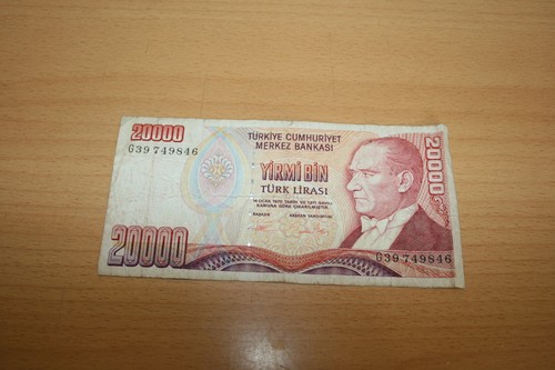 Billet 20000 lirasi turquie - 20000,