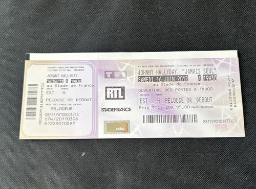 Ticket billet concert - ticket, de