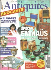 ANTIQUITES-BROCANTE N°117 MOBILIER ITALIEN / REVEIL 1960-70 / CERAMIQUES SAMSON