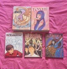 Mangas Junji Ito 5 Tomes Delcourt Tonkam Seinen Édition 2008