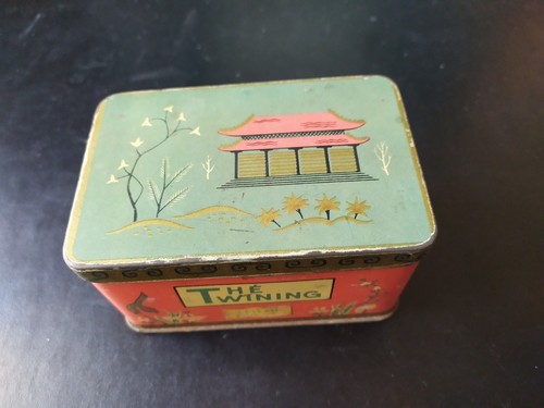 Ancienne boite métal thé - boite,