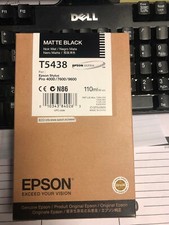 New Epson Genuine T5438 Matte