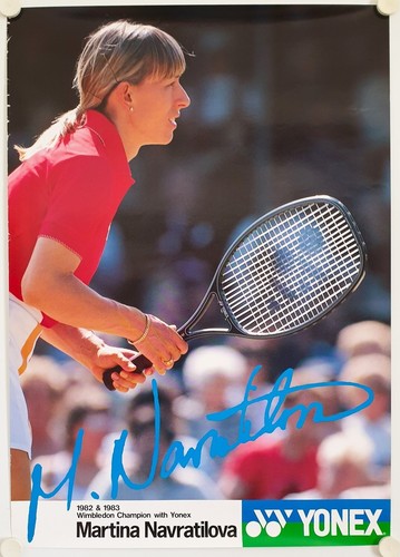 Affiche tennis martina - tennis,