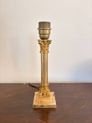 Ancien pied lampe bougeoir - pied,
