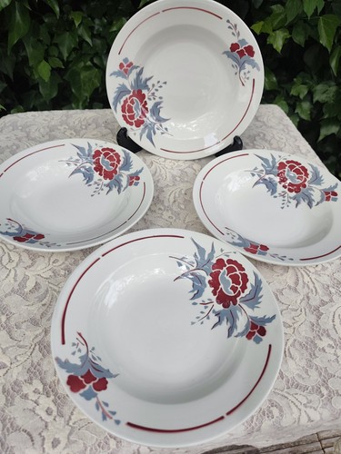 Lot assiettes creuses - 4,