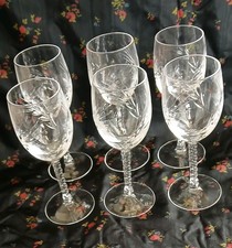 6 verres à liqueur cristal