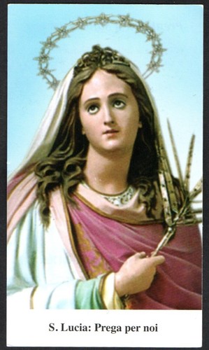 Image pieuse santa lucia - pieuse,