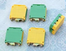 5x Legrand 39378 393 78 Bloc jonction Viking 3 pied métal rail DIN. Lot de 5