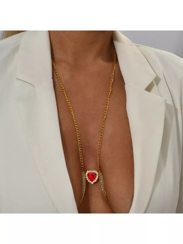 Collier long pour seins bijou - collier,