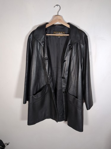 Vintage veste cuir femme - veste, xl