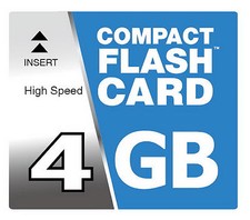 Carte Mémoire 4 Go CF Pour