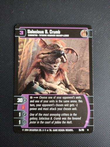 Star wars tcg salacious b - star,