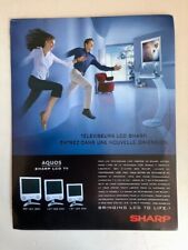 Publicité de presse de 2002-SHARP AQUOS Téléviseurs- French Ad