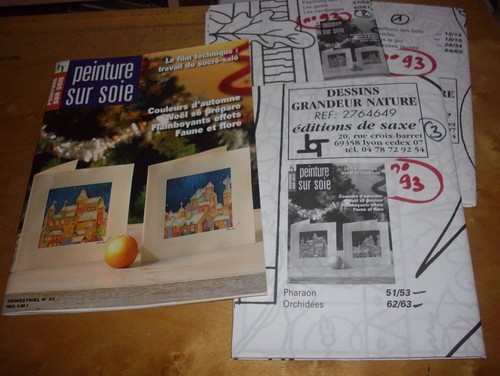 Revue peinture sur soie - , 93