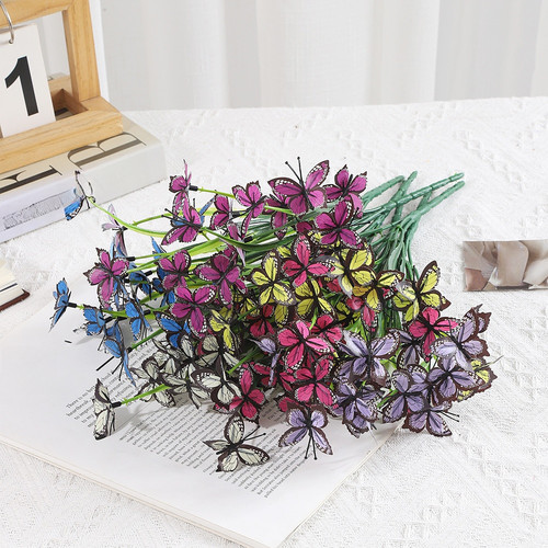 Pour décor floral papillon - pour,