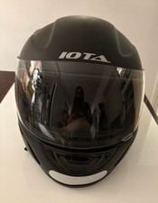 Casque Moto Integral Noir - Enfant YM50-  Fibre De Verre KEVLAR -IOTA