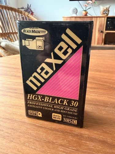 Maxell hgx black - maxell-, vhs