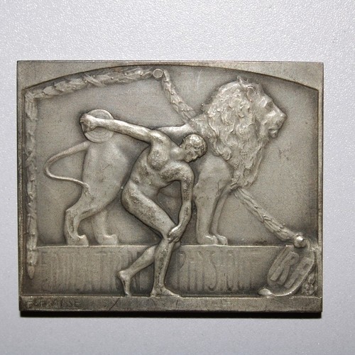 Médaille art deco bronze - art,