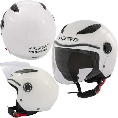 Casque jet moto - scooter, jeunes