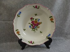 plat rond creux,faïencerie de saint amand,service "vieux strasbourg"