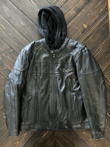 Harley davidson leather winged - leather,