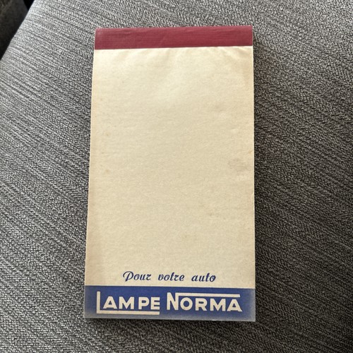 Carnet publicitaire lampe - carnet,