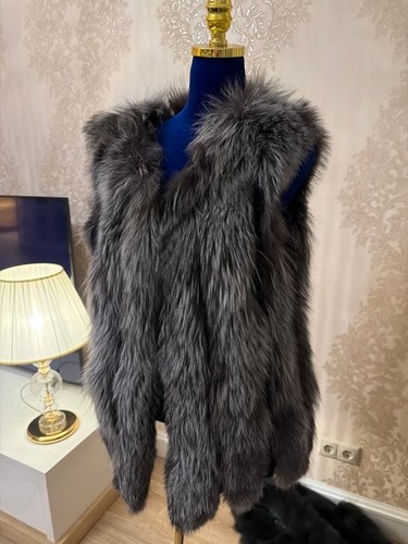 Gilet fourrure renard - fourrure,