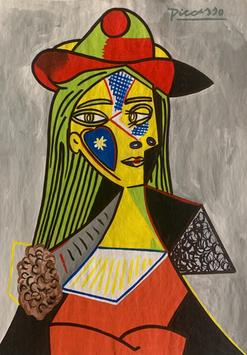 Dessin original gouache - gouache, sur