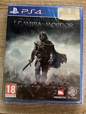PS4 L'ombre du mordor  neuf sous blister (blister abimé)
