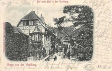 Salutations De La Wartburg Le Premier Cour AK 1901