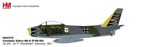 Hobbymaster ha4319 sabre - 1:72,