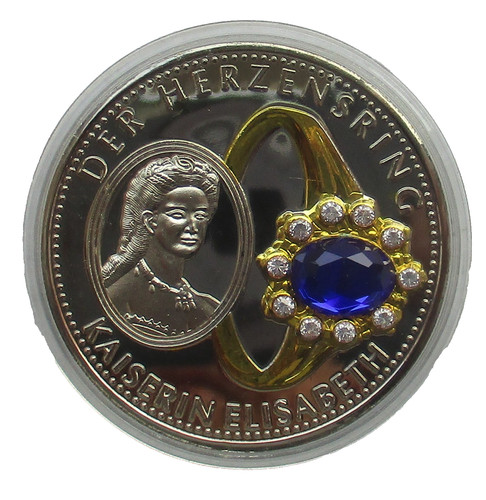 Médaille anneau cœur - médaille,