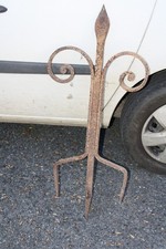 FERRURE PROTECTION forgée NEUVE jamais posée haut 102 cm Défense ancien château