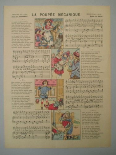 Poupée mécanique gravure - la,