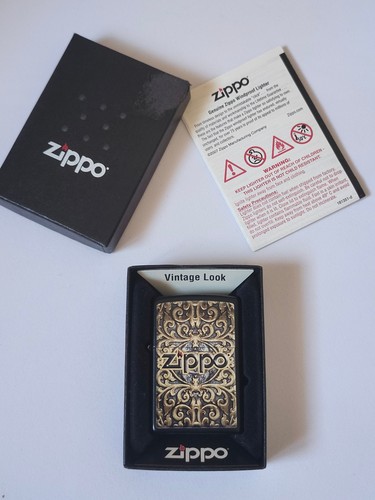 Briquet zippo motif baroque - briquet,