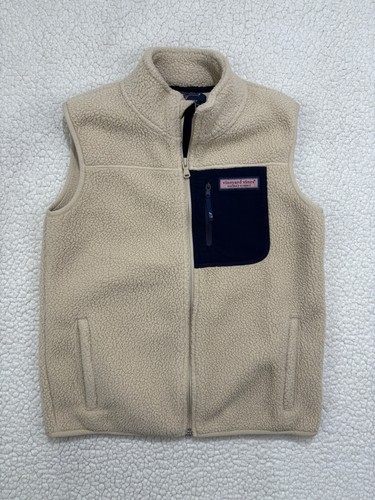 Vineyard vines sherpa - vest, sz