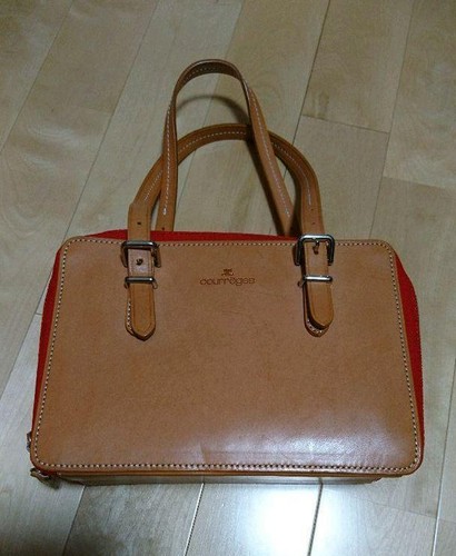 Sac main courreges bicolore - à,