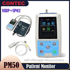 CONTEC PM50 Tensiomètre ambulatoire portable 24h NIBP Holter/SpO2